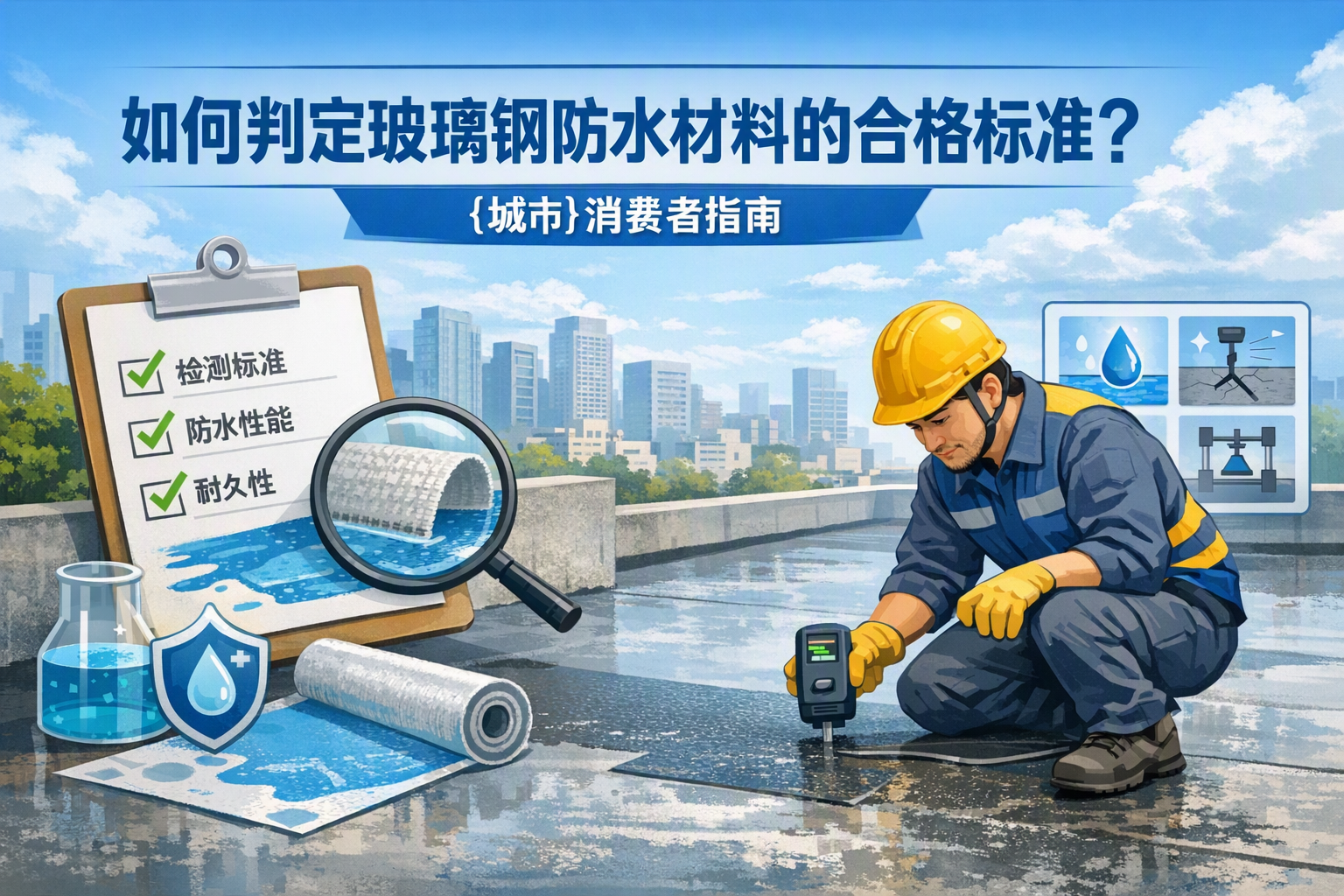 如何判定玻璃钢防水材料的合格标准？ 临沂 消费者指南