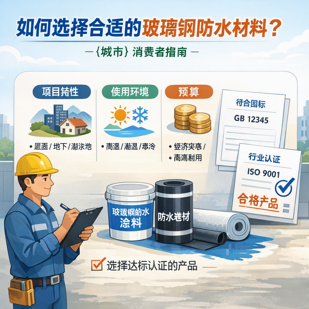 如何判定玻璃钢防水材料的合格标准？ 临沂 消费者指南