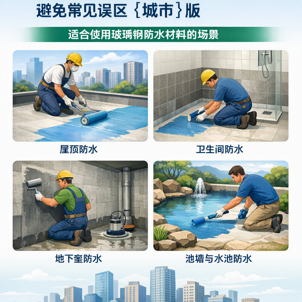 玻璃钢防水材料施工注意事项，避免常见误区 临沂 版