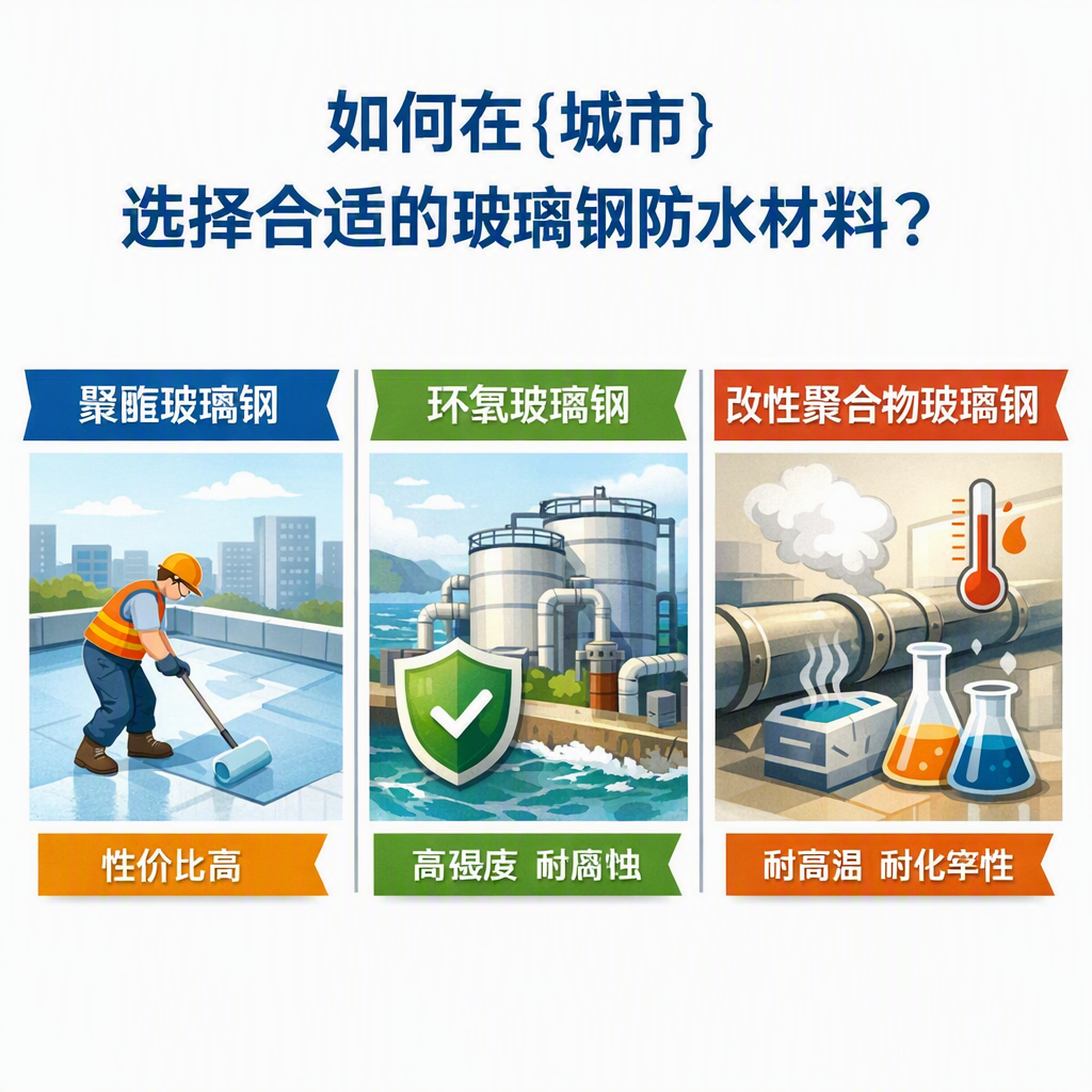 如何在临沂选择合适的玻璃钢防水材料?