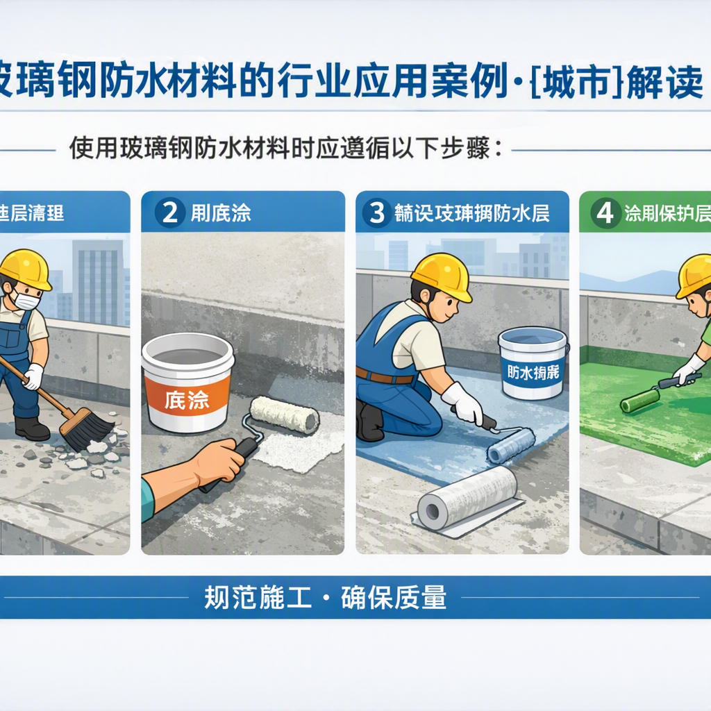玻璃钢防水材料的行业应用案例,临沂解读